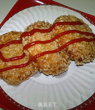酥脆可乐饼的做法步骤:8