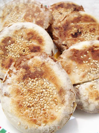 芝麻酱烧饼的做法步骤:9