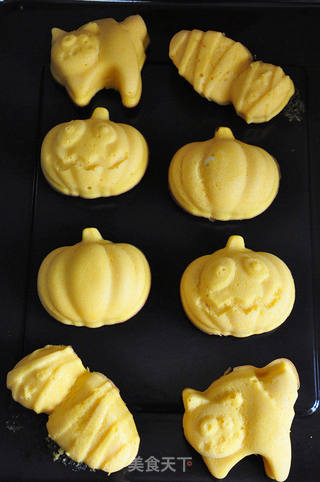 Halloween—南瓜芝士蛋糕的做法步骤:9