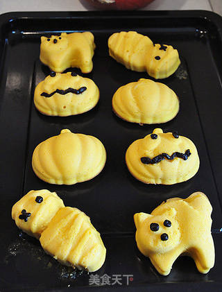 Halloween—南瓜芝士蛋糕的做法步骤:10