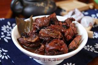 茶香牛腩的做法步骤:7
