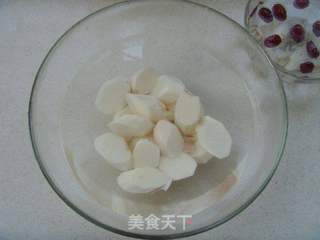 山药百合糖水的做法步骤:3