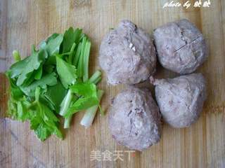 牛筋丸海发菜汤的做法步骤：1
