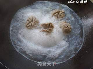 牛筋丸海发菜汤的做法步骤:4