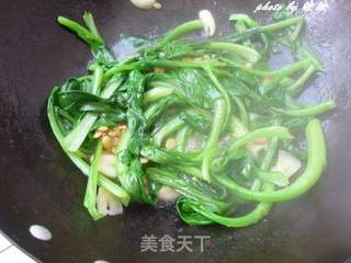 普宁豆酱小油菜的做法步骤:5