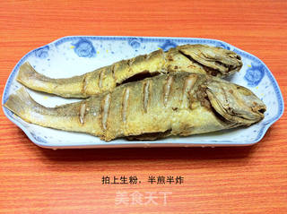 酿焖黄花鱼的做法步骤:4