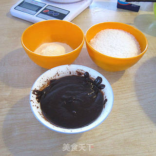 椰蓉巧克力块的做法步骤:3