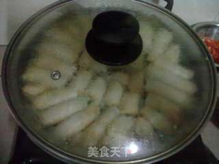 2012吉祥菜---三鲜萝卜馅卷的做法步骤:6