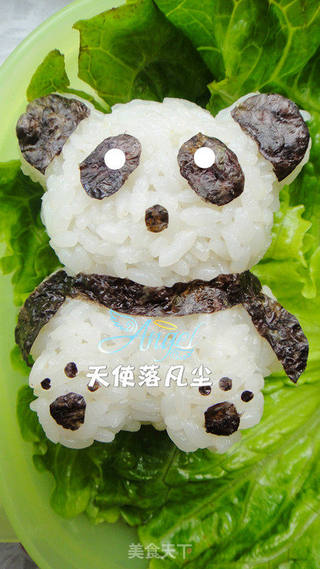 期待春天——熊猫便当的做法步骤:15