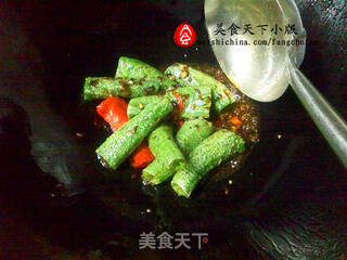 【经典家常菜】豆豉虎皮尖椒的做法步骤:6