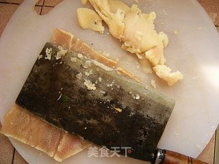 剩肉皮的好去处——猪油and猪皮的做法步骤:2