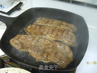 韩式烧烤--牛仔骨的做法步骤:3