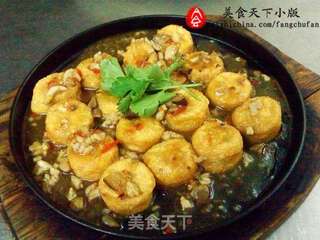 铁板日本豆腐的做法步骤:7