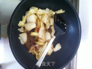 醋溜白菜的做法步骤:12