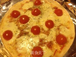 简易披萨的做法步骤:8