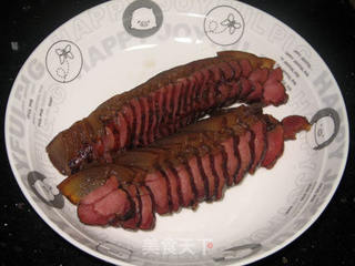 莴苣炒老腊肉的做法步骤：4