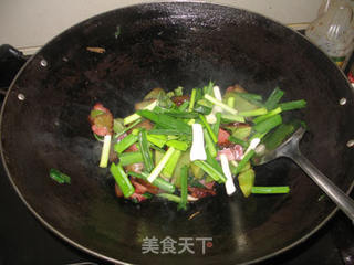 莴苣炒老腊肉的做法步骤:8