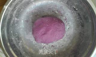 爱心紫薯馒头的做法步骤:2