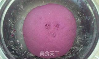 爱心紫薯馒头的做法步骤:3
