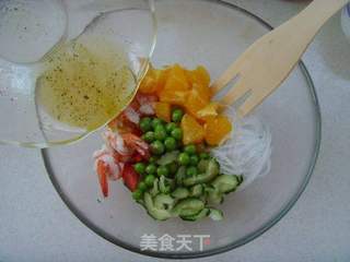 橙虾沙拉的做法步骤:8