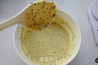 【蛋卷烤盘】芝麻蛋卷的做法步骤:7
