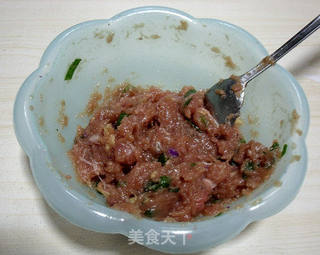 紫甘蓝菜肉水饺的做法步骤:3
