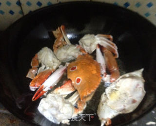 鲜香美味咖喱蟹的做法步骤:4