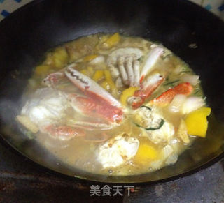 鲜香美味咖喱蟹的做法步骤:9