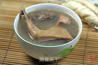 土茯苓绿豆老鸽汤的做法步骤:6