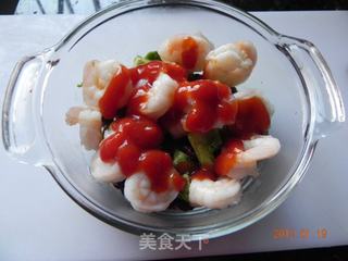 春意嫣然---鸡尾酒虾的做法步骤：8