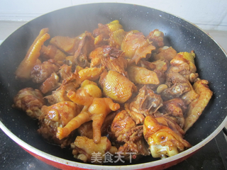 红烧板栗鸡块的做法步骤:9