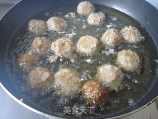 莲藕肉圆的做法步骤:11