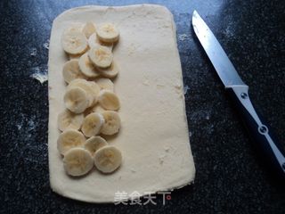 【自制酥皮香蕉派】的做法步骤:15