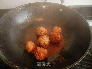 红烧狮子头的做法步骤:9