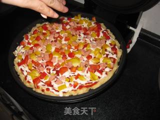 简易披萨的做法步骤:5