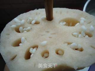 桂花糯米藕的做法步骤:3