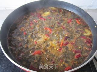 酸菜牛肉的做法步骤:12