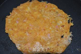 爱心温情牌-------泡儿菜饼的做法步骤:8