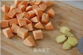 不用烤箱做的甜点—花生红豆红薯小丸子的做法步骤:2