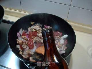 豉香腊味炒杂蔬的做法步骤：6