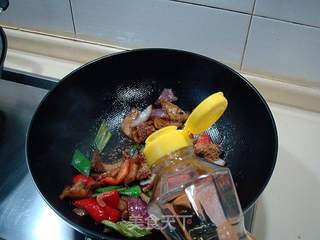 豉椒洋葱炒牛肚的做法步骤：9