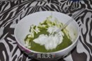 黑妹KITTY------抹茶蛋糕的做法步骤:5