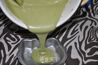 黑妹KITTY------抹茶蛋糕的做法步骤:6