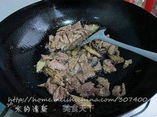 补肝明目,养血——湘菜爆炒猪肝的做法步骤:8