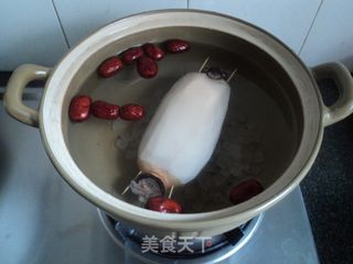 【糯米藕+红枣李子茶】的做法步骤:5