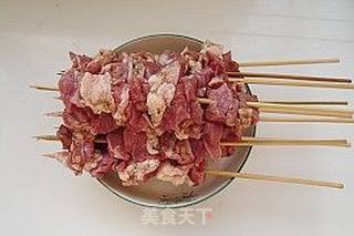 孜然羊肉串的做法步骤:5