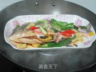 怀旧潮式蒸鱼的做法步骤：7