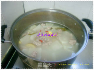 心肺病人的佳音---萝卜枸杞杏仁猪肺汤的做法步骤:6