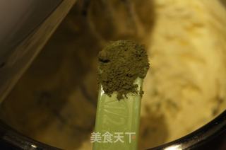 【我的烘焙时间】绿野仙踪---清新小浪漫的抹茶杏仁蜜豆卷的做法步骤：40