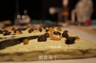 【我的烘焙时间】绿野仙踪---清新小浪漫的抹茶杏仁蜜豆卷的做法步骤：44